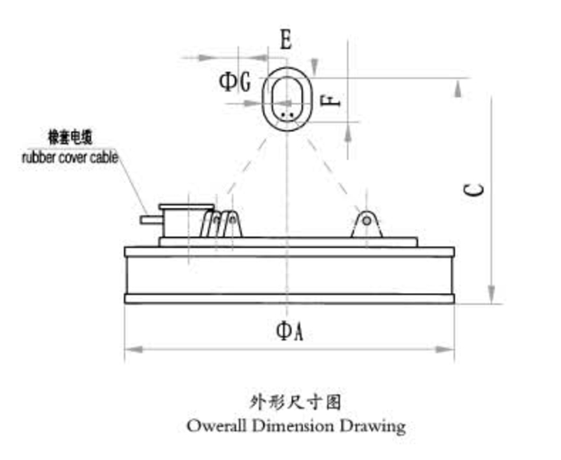 electromagnet used for cranes and excavators 7
