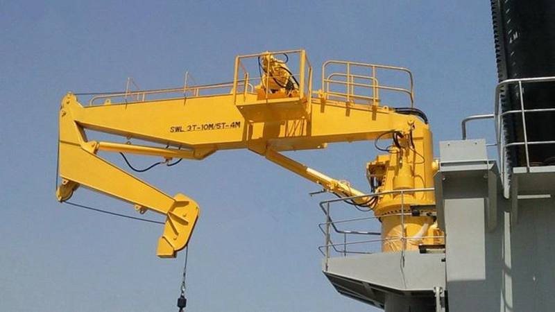 hydraulic knuckle boom slewing crane 5