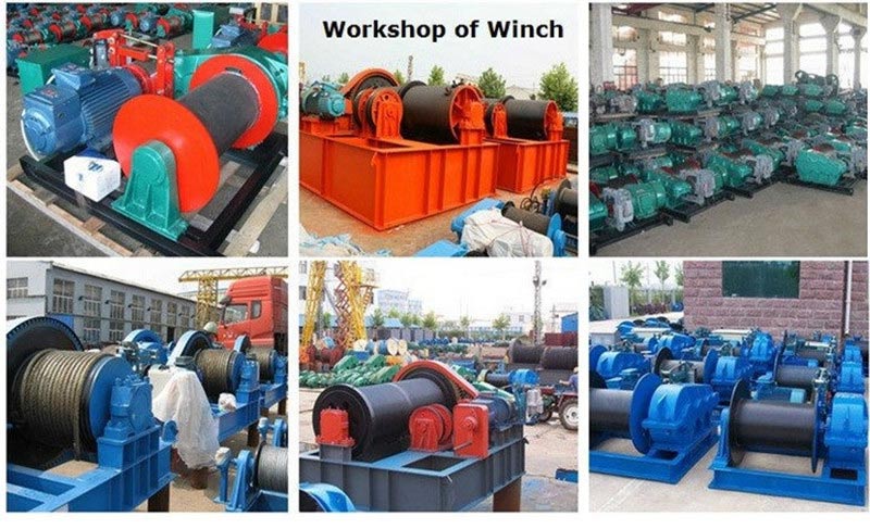 jm model slow speed electric winch 7