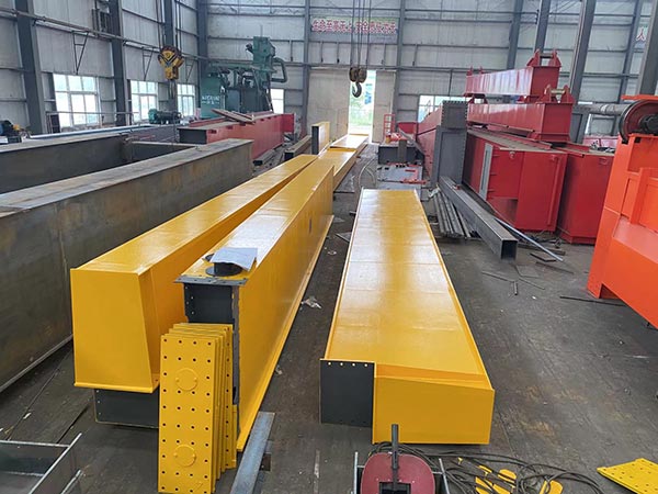 4 sets of 10t single-girder overhead cranes shipped to Bangladesh
