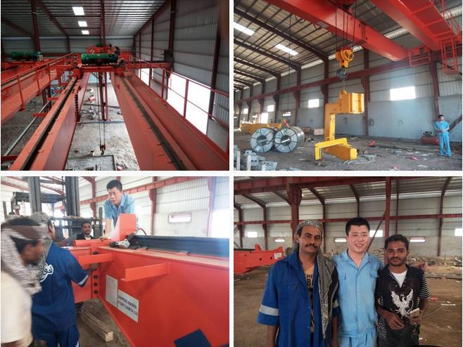 Complete crane installation and commissioning in Yemen
