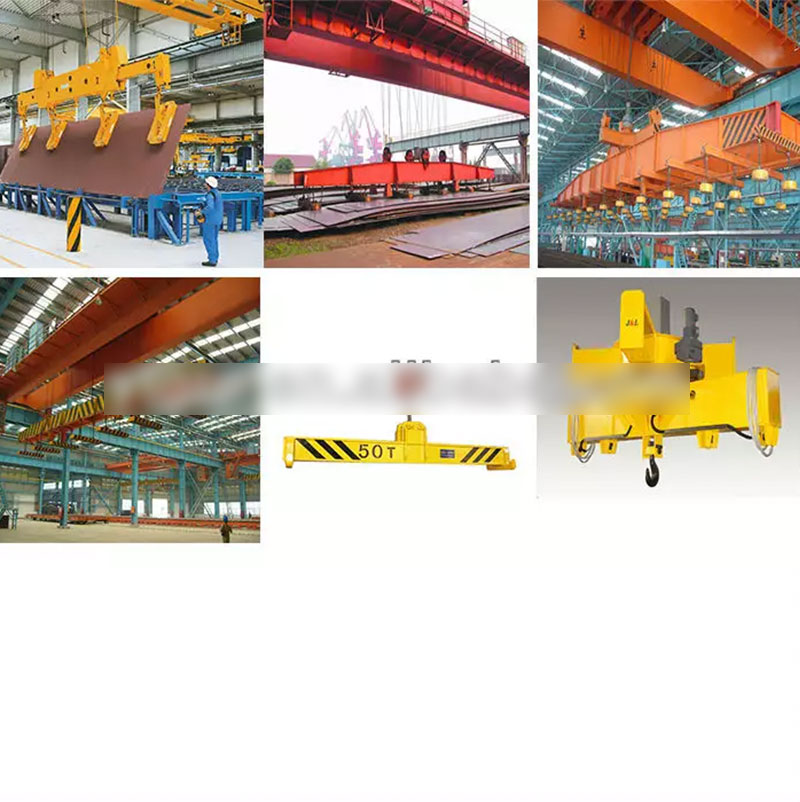 ql model double girder overhead crane with rotating elecromagnetic hanging beam 9